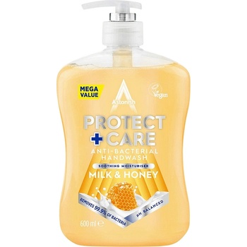 Astonish Антибактериален течен сапун 650мл - Milk & Honey (1307)