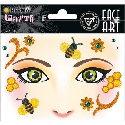 HERMA Face Art nálepky na tvár Honey Bee""