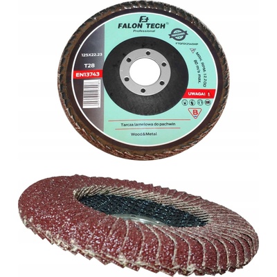 Falon Tech Lamelový brúsny kotúč 125 x 22,2 mm P60 FTGFD12560HP