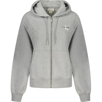Calvin Klein Дамски суитшърт с цип calvin klein, Размер s, Цвят Сиво (lv047b270g_grp79)