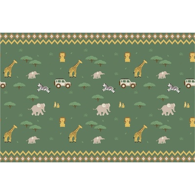 PartyDeco Obrus - Safari 180 x 120 cm
