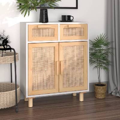 vidaXL 11461.345636 příborník 60x30x75 cm a přírodní ratan