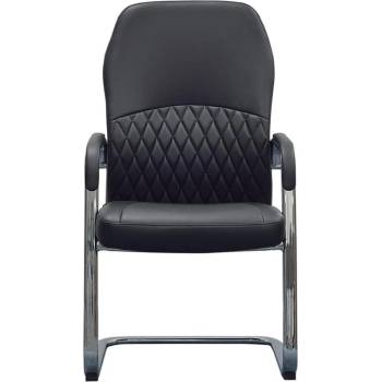 RFG Посетителски стол RFG CRONO M, екокожа, до 150 kg, черен (4010100267)