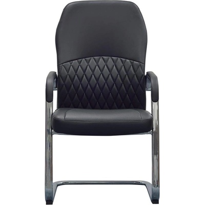 RFG Посетителски стол RFG CRONO M, екокожа, до 150 kg, черен (4010100267)