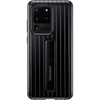 Samsung Protective Standing Cover EF-RG988CB - оригинален хибриден кейс за Samsung Galaxy S20 Ultra (черен)