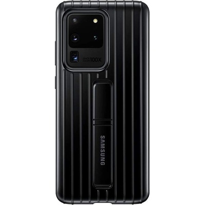 Samsung Protective Standing Cover EF-RG988CB - оригинален хибриден кейс за Samsung Galaxy S20 Ultra (черен)