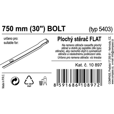 Compass Flat Bulk 750 mm 10897