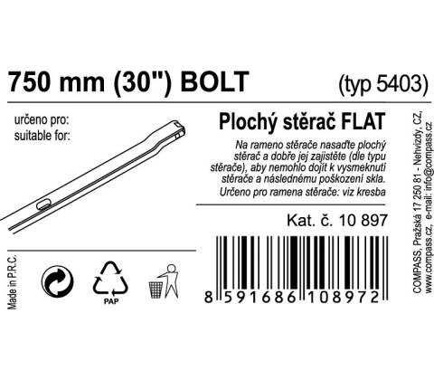 Compass Flat Bulk 750 mm 10897