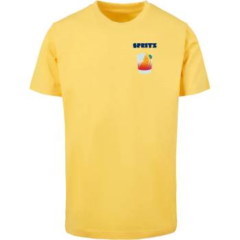 Mister Tee Тениска Vintage Spritz Tee taxi yellow XXLUB-MT2402-02704 - Черен, размер S