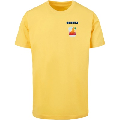 Mister Tee Тениска Vintage Spritz Tee taxi yellow XXLUB-MT2402-02704 - Черен, размер S