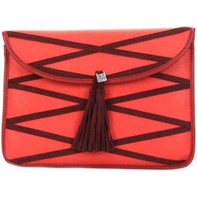 Sex And The City Fifth Avenue Tablet Sleeve - кожен калъф за iPad, нетбуци и таблети до 10 инча (червен)