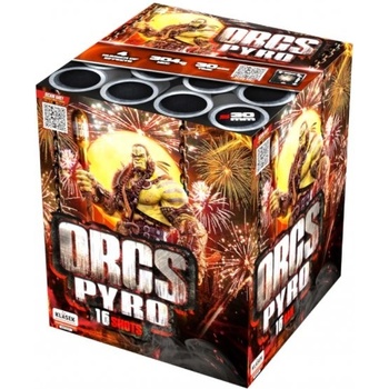 Kompakt ohňostroj 16 ran / 30 mm Orcs Pyro