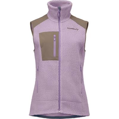 Norrøna Дамски поларен елек Norrøna Women's Trollveggen Warm3 Vest Fleece vest - Purple Sage (132-1548-0214)