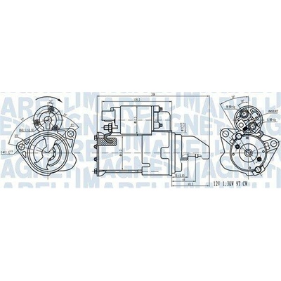 Startér MAGNETI MARELLI 063721543010
