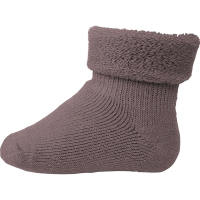 mpDenmark FROTÉ MERINO PONOŽKY DARK PURPLE DOVE
