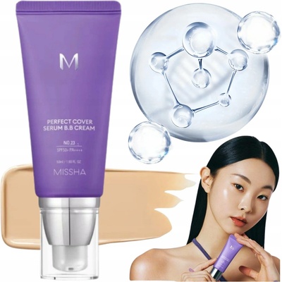 Missha BB-krém M Perfect Cover Serum BB Cream No.23 Natural Beige 20 ml – Zboží Dáma