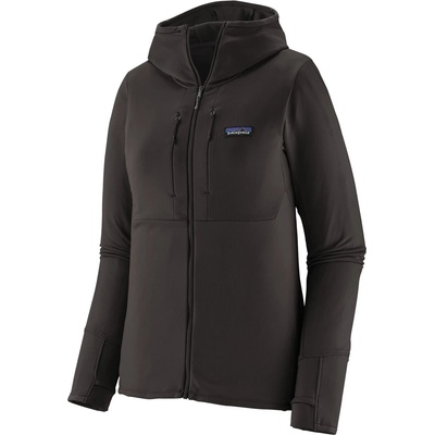 Patagonia Дамско поларено яке Patagonia Women's R1 Thermal Full-Zip Hoody Fleece jacket - Black - размер XL (105-5413-0115)