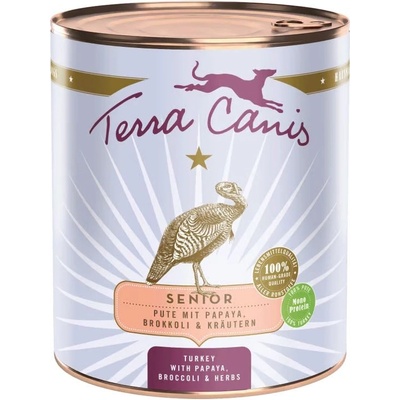 Terra Canis Senior Пуйка с папая, броколи и билки 800 г