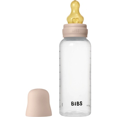 BIBS Бебешка бутилка РР с аксесоари Bibs - Blush, каучук, 270 ml (5017244)