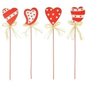 Arpex Wooden Heart Spade Decoration (WA7903)