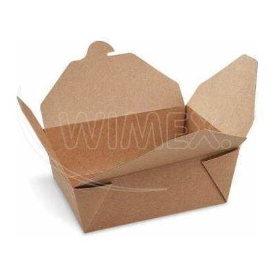 Food box PAP PE nepremastiteľný kraft `S` 110 x 89 x 64 mm 700ml