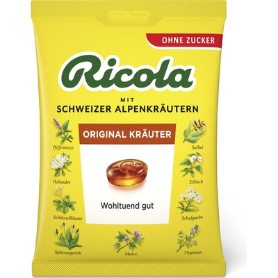 Ricola Bylinný Originál bez cukru Bag 75 g