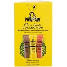 Dr. Pawpaw Rich Mocca multifunkční balzám 10 ml + Original multifunkční balzám 10 ml + Peach Pink multifunkční balzám 10 ml dárková sada