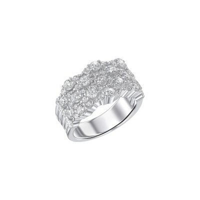 Diamonfire strieborný prsteň R3873