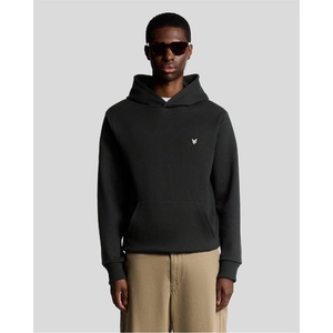 Lyle & Scott Суичър Lyle and Scott Diagonal Weave Hoodie - Black
