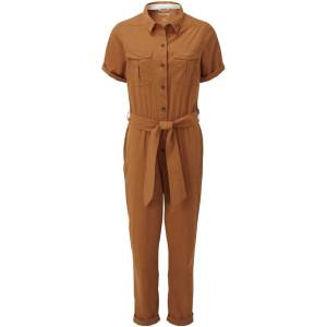 Craghoppers Гащеризон Craghoppers NosiLife Rania short sleeve jumpsuit - Brown (Toastd Pecan)