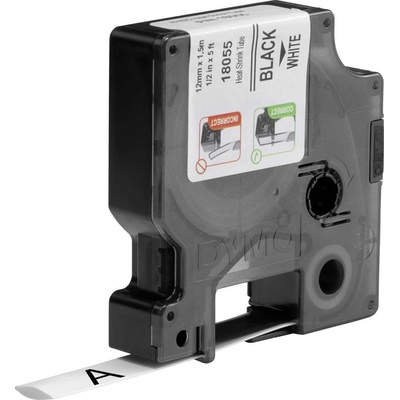etikety DYMO IND RHINO 18055 polyolefin Farba pásky: biela Farba písma:čierna 12 mm 1.5 m