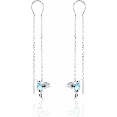 Jan Kos jewellery Stříbrné náušnice MHT-7472/SM00 (Ag 925/1000, 2,8 g)