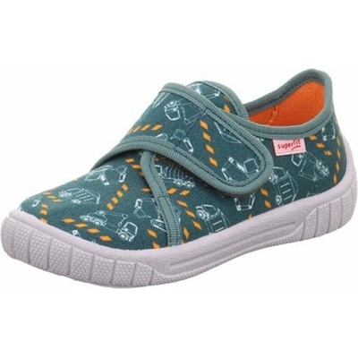 Superfit chlapčenské papuče BILL Green/Multicolored 1-000279-7050