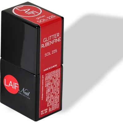 Laif Gel lak třpytivý SOL 225 Glitter Ruben Fine 10 ml