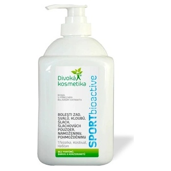Divoká Kosmetika Sport Bioactive bylinný gel 500 ml