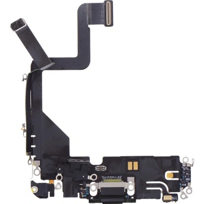 Nabíjecí obvod + Flex kabel iPhone 14 Pro - černý - aftermarket IPH1743