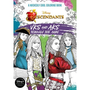 Descendants: A Wickedly Cool Coloring Book: Vks and Aks Through the Ages (ISBN: 9781368113243)