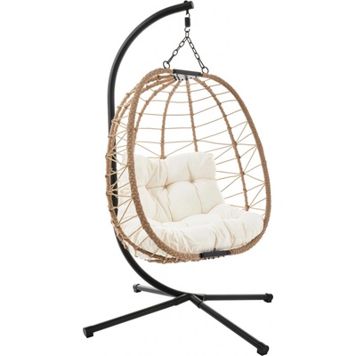 di volio Závěsné křeslo Corta béžové