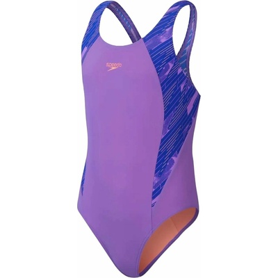 Speedo Girls HyperBoom Splice Muscleback - blue/pink