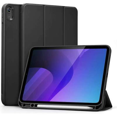ESR Rebound Pencil Case - полиуретанов калъф с поставка и отделение за Apple Pencil за iPad 10 (2022) (черен)