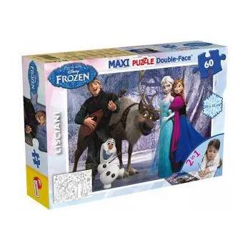 Frozen Двулицев макси пъзел Замръзналото кралство, 46874 Lisciani, 8008324046874