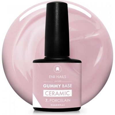 Enii Nails Gummy Base Ceramic 7 Porcelain 10 ml