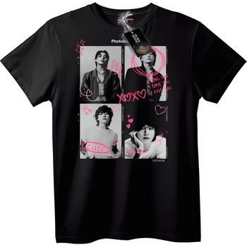 NOONEBRAND Тениска Love колаж със снимки - 2XL, White