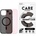 Panzer Гръб CARE by PanzerGlass за iPhone 15, Flagship, Smokey, Urban Combat, Black MagSafe
