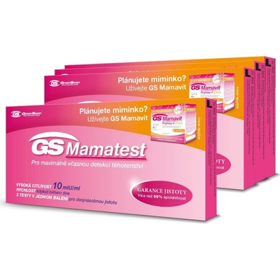 GS Mamatest 10 Těhotenský test 4 × 2 ks
