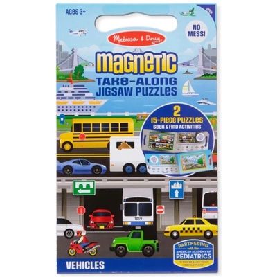 Преносим магнитен пъзел - Превозни средства - Melissa & Doug (8)