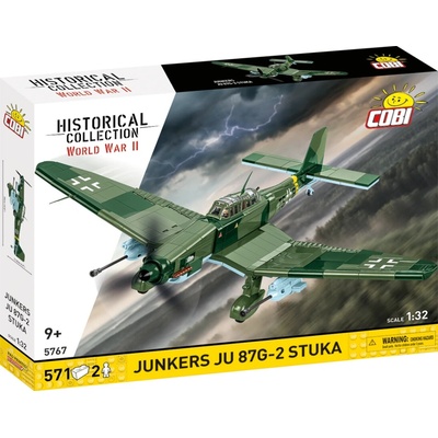 Cobi 5767 II WW Junkers JU 87G-2 STUKA, 1:32, 571 k, 2 f