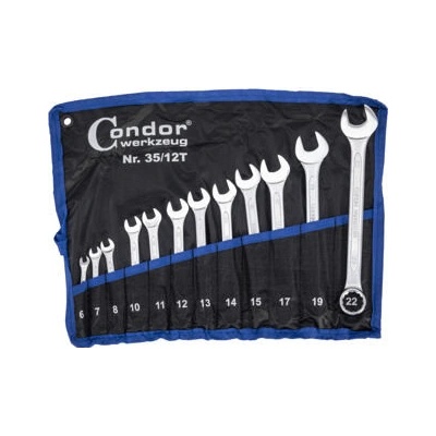 Condor očkoploché 6 - 22 mm sada 12 dílů 100-00579