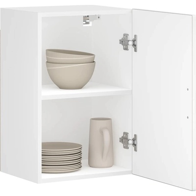 vidaXL Кухненски стенен шкаф Porto, бял, инженерно дърво (854027)