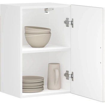 vidaXL Кухненски стенен шкаф Porto, бял, инженерно дърво (854027)